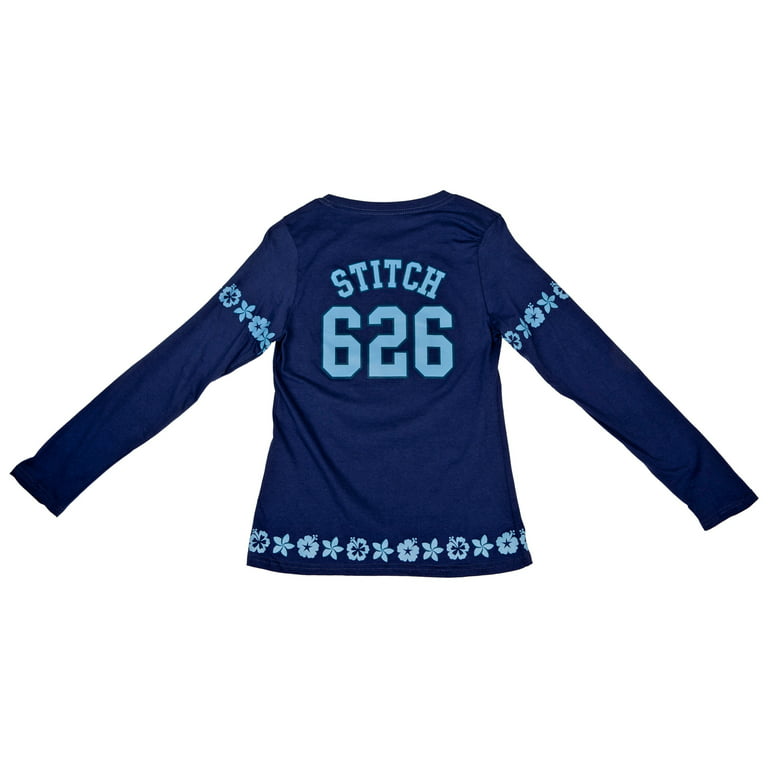 Lilo & Stitch Stitch Games Junior's T-Shirt - NAVY (L)