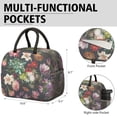 thumbnail image 6 of Womens Pioneer Flower Floral Print Pattern Lunch Box for Work,Insulated Lunch Bag for Women,Loncheras Para Mujer,Leakproof Adult Lunch Bag for Work,Beach,Travel,Picnic,Camping, 6 of 7