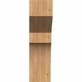 thumbnail image 2 of 6"W x 10"D x 22"H Mediterranean Rough Sawn Corbel, Western Red Cedar, 2 of 9