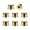 Aureate, variant on hengtong 8x 1/4-27 Solid Lampshade Holder Finial Decoration Accessories 1/2 inch Tall for Aureate
