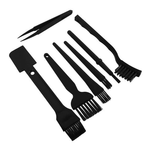 FELTECHELECTR 7Pcs Lightweight Anti Static Brush for Computer Keyboard and Car Interior