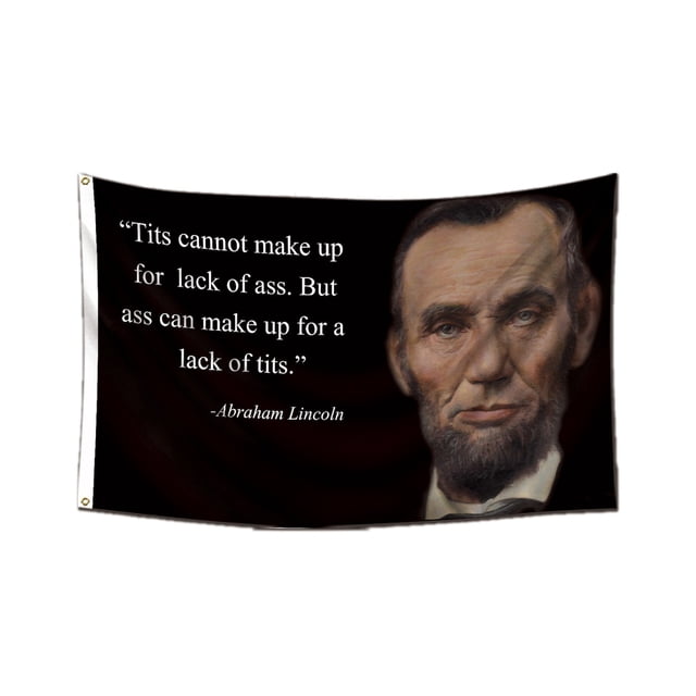 Tapestry Lincoln, figura histórica de la bandera presidencial de EE. UU., 150 x 90 cm