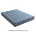 thumbnail image 2 of SIYTUAU Navy Quilted Fitted Sheet For Mattress Protection With Non-Slip Design Made Of Polyester Fabric 59X79 Inches Navy, 2 of 6