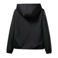 thumbnail image 5 of Lightweight Hiking Jacket Women Long Sleeve Casual Hooded Zip Up Jackets with Pockets Fall Windbreaker Outerwear, 5 of 6