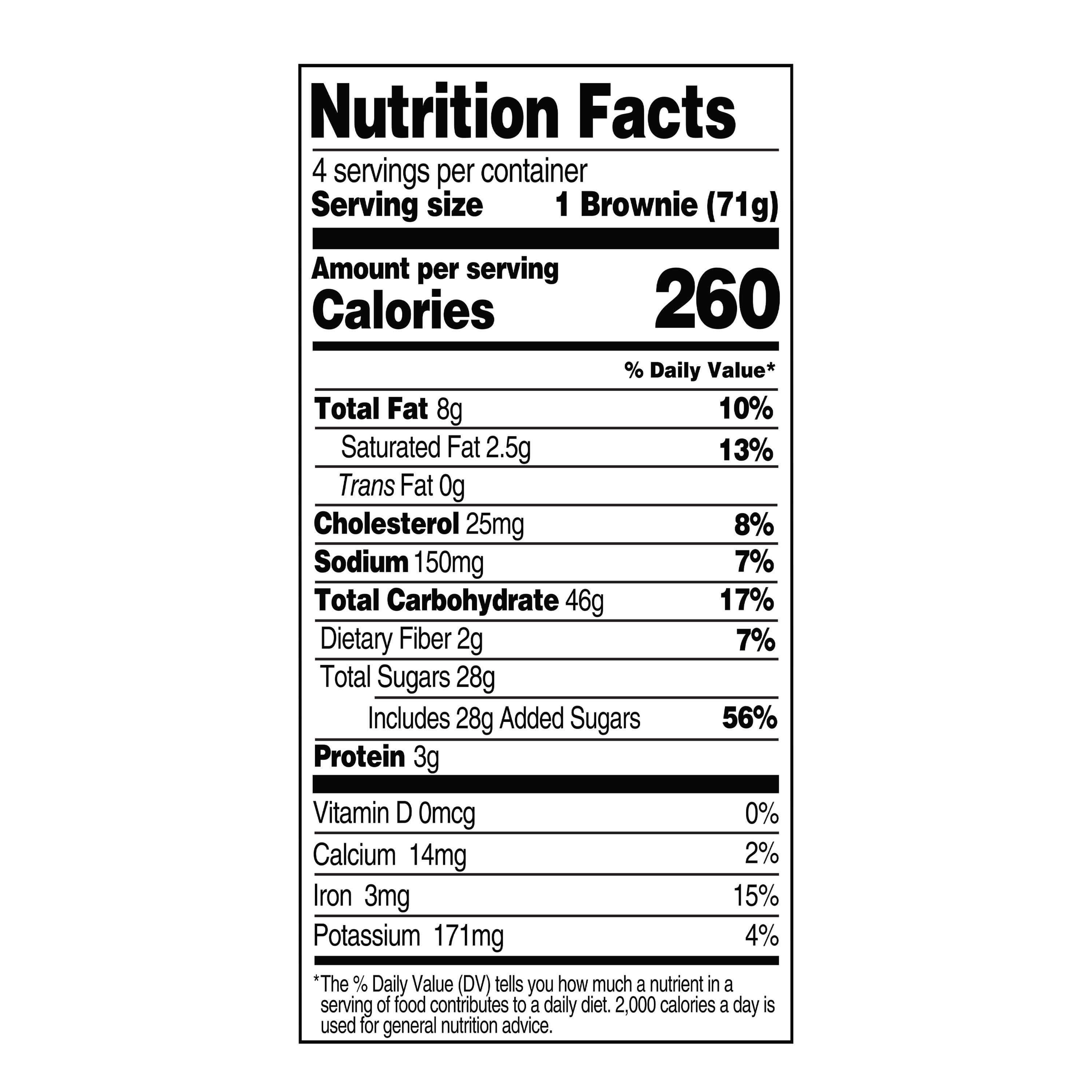 Freshness Guaranteed Fudge Iced Brownie, 13 oz, 4 Count