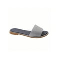 thumbnail image 7 of Women's Comfortable Open Toe Slippers & Plain Sandals - Sparkly Diamond and Solid Color Summer Slide Flats, 7 of 7