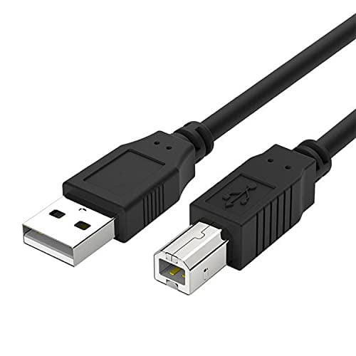 Cable de impresora Envy Pro 6455 compatible con HP Envy 5055/5255/5660/6055/6075/6455/6475 Cable de impresora a USB Envy Photo 6255/7155/7855 Cable de impresora de 10 pies