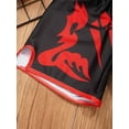 thumbnail image 6 of iixpin Kids Boys Muay Thai Shorts MMA Boxing Shorts Trunks Martial Arts Training Bottom Sport Shorts Type I 11-12, 6 of 7