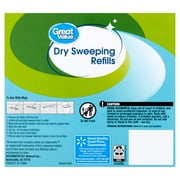 Great Value Dry Sweeping Cloth Refills, 32 Count