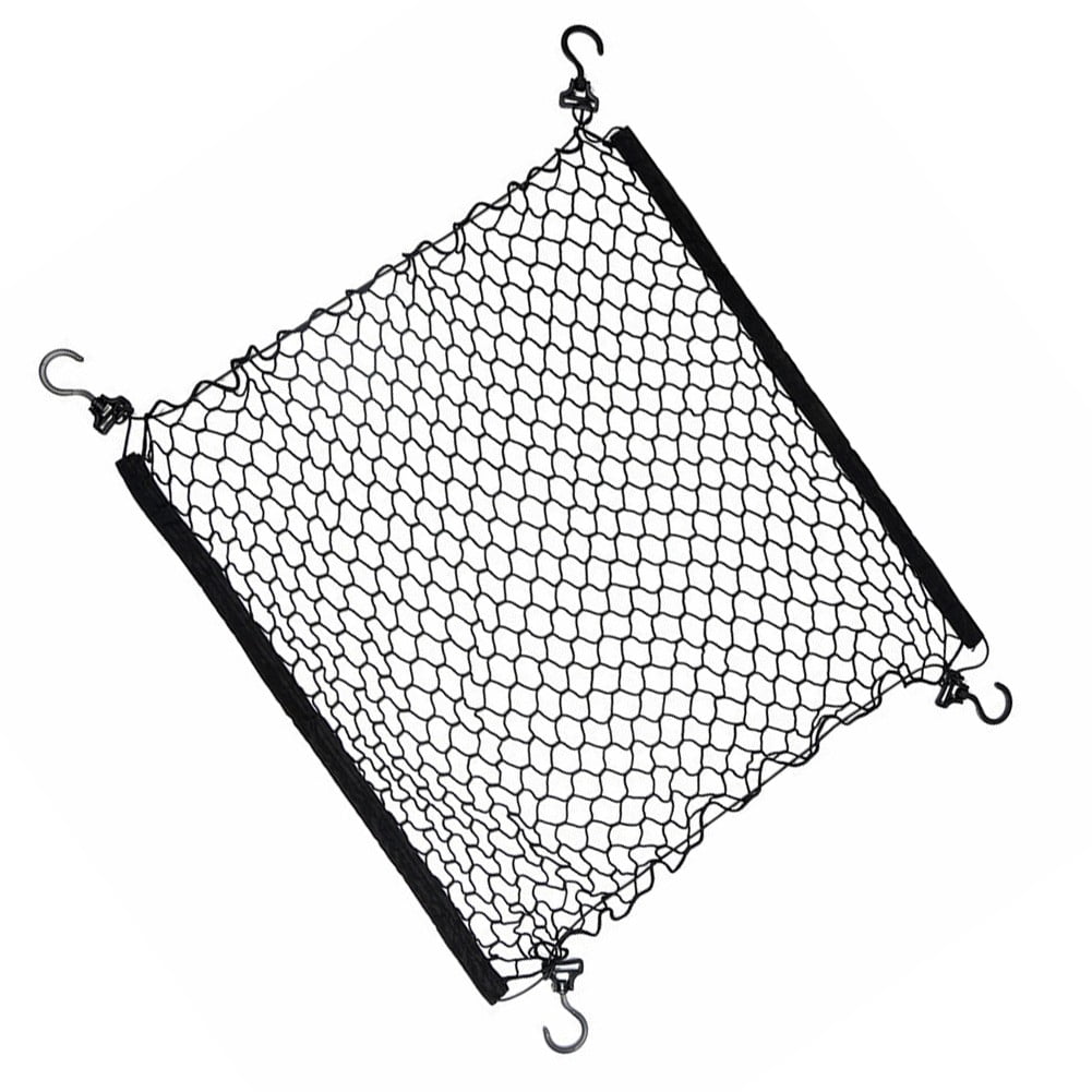 Splihome Camping Storage 1X Folding Wagon Net About 210G 92*76Cm/36.2*30.0Inch Black Folding Trolley Cart Nylon High-Quality