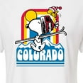 thumbnail image 3 of Peanuts - Ski Colorado - Juniors Cropped Cotton Blend T-Shirt, 3 of 6