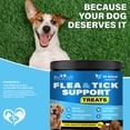 thumbnail image 5 of Beloved Pets Flea and Tick Support Chews for Dogs and Cats - Skin & Coat Natural Defense & Resistance for All Breeds Beef Flavor, 10 oz, 5 of 5