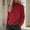 006 Red, variant on Women's Stand Collar Cardigan Sweaters Button Down Long Sleeve Knit Outerwear Trendy Fashion Outfits