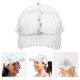 thumbnail image 3 of Gorra de béisbol con lentejuelas, visera brillante, elegante gorra de béisbol con lentejuelas, ajustable para deportes de verano, playa, senderismo y viajes., 3 of 5