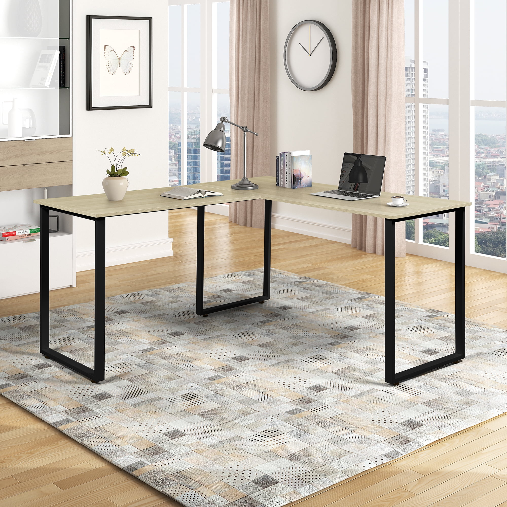 l shaped desk minimalist