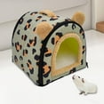 thumbnail image 6 of DOLITY Foldable Pet House Zipper Design Pillow Comfortable Convertible s Bed green 26x26x26cm, 6 of 8