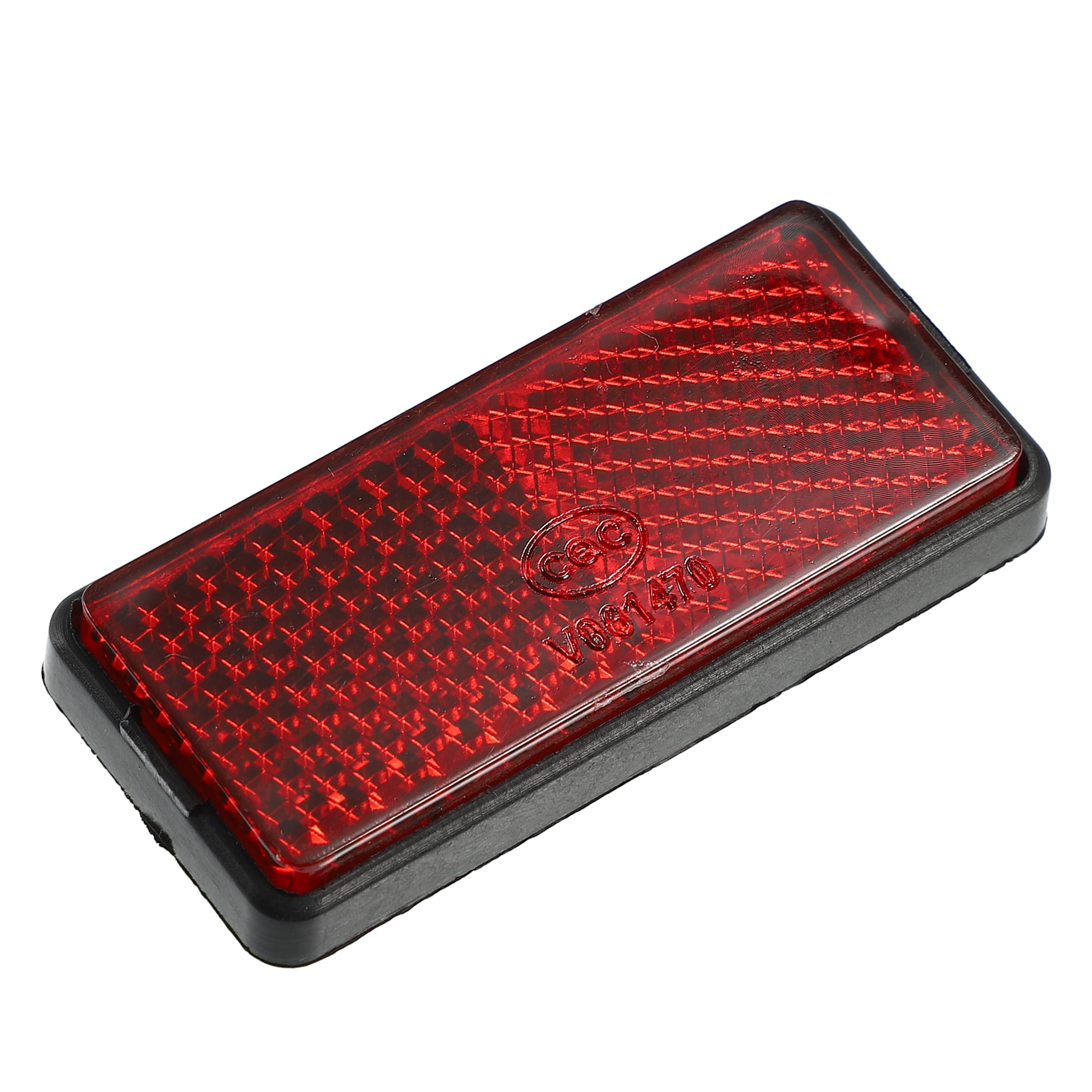 X AUTOHAUX 4 Pcs M6x1.0 Red Plastic Universal Rectangular Screw Mount