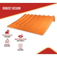 thumbnail image 3 of (50 Pack) 9"x48"x36" (Drop) Brick Guard V Shaped Corner Protector - Orange Edge Guard - Weather & Abrassion Resistant - Fit upto 7 straps of 4", 3 of 12