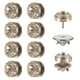 thumbnail image 1 of 10 Conjuntos de Botones de Perlas, Botones de Perlas de 11.5 mm Sin Coser, Broches Desmontables para Ropa, Abrigo, Camisa (Blanco), 1 of 7