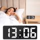 thumbnail image 3 of Reloj despertador LED multifunción para dormitorio de estudiantes, pequeña alarma, indicador de fecha y temperatura, despertador multigrupo, 3 of 5