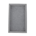 thumbnail image 1 of Bandeja de Joyería Sunnimix Bandeja de Terciopelo Gris 24.5x3x14.5cm, 1 of 7