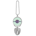 thumbnail image 1 of amperemeter notation compnt silver wing car pendant decoration, 1 of 4