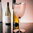 thumbnail image 4 of Fun Express Rose Gold Metallic Plastic Wine Glasses - Party Supplies - 12 Pieces, 4 of 4