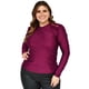 thumbnail image 1 of Blusa de satín Roman Fashion/Tallas Extras, 1802 (Vino) vino 42 Roman Fashion BL-GR-1802-VINO, 1 of 7