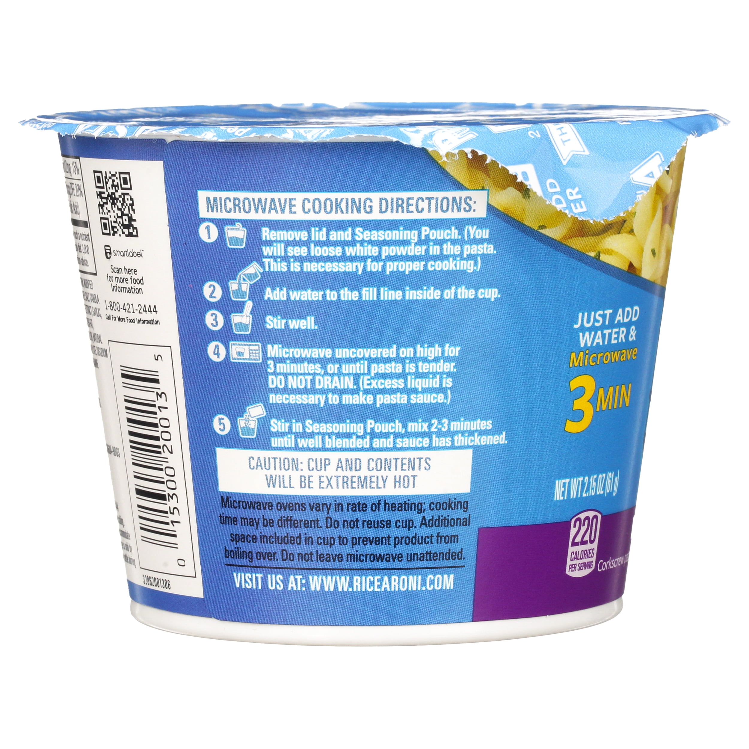 Pasta Roni® Butter & Garlic Pasta 2.15 oz. Cup