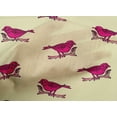 thumbnail image 4 of oneOone Organic Cotton Voile Fabric Branch & Bird Block Print Fabric BTY 42 Inch Wide, 4 of 4