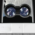 thumbnail image 3 of Car Coasters 2 Pack Stone Cup Holder Unicorns Rainbow Absorbent Drink Car Coaster Ceramic Set Small Cup Coasters, 3 of 6