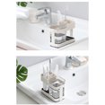 thumbnail image 3 of Kearding Soporte para cepillo de dientes, organizador de almacenamiento de cepillos de maquillaje, jabón, de dientes, soporte de tocador Almacenamiento y organización del hogar Kearding HA067871-01, 3 of 6