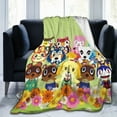thumbnail image 5 of Animal Crossing Blanket Fuzzy Plush Bed Blanket Cozy Fluffy Air Condition Quilt For Adults Kids, 5 of 6