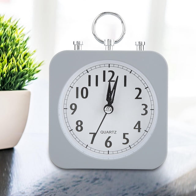Reloj despertador BuyWeek vintage escritorio silencioso clásico retro multifuncional