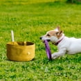thumbnail image 4 of Cuenco Plegable para perros jinwen opciones multicolores cuenco extensible para perros plato para comer para mascotas Amarillo, 4 of 7