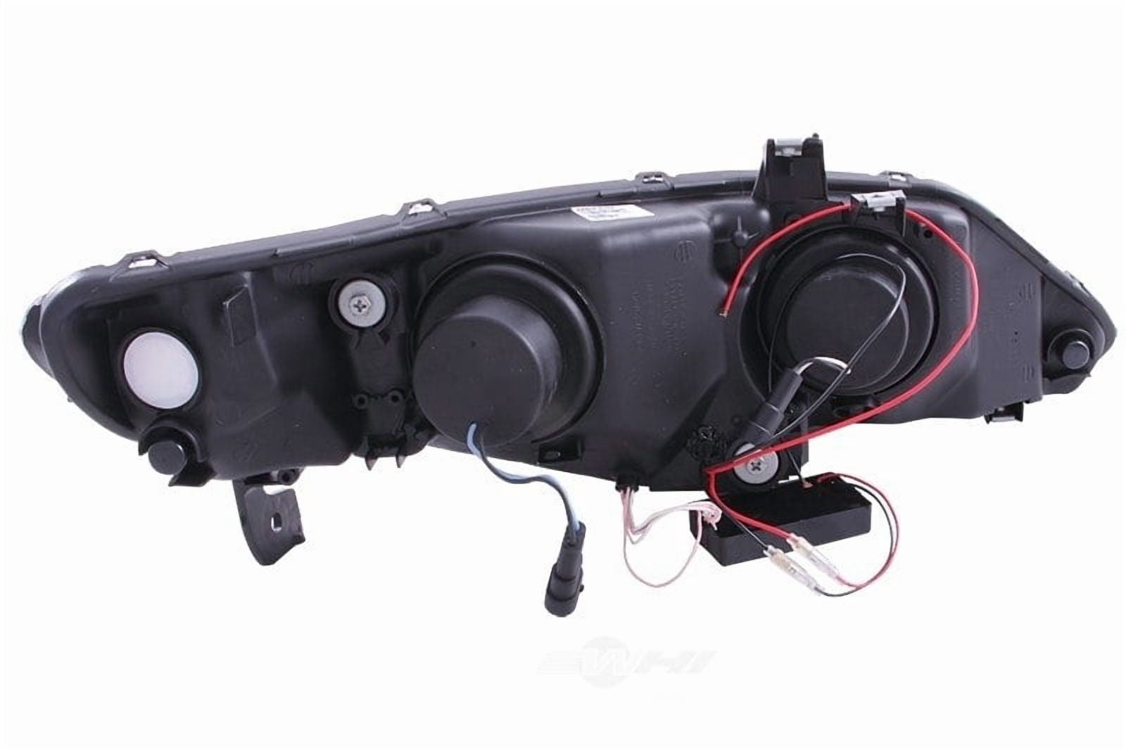 ANZO USA 121454 Projector W/halo Clear Lens Ccfl Black W/amber Reflectors