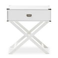 thumbnail image 4 of Baxton Studio Table d'Appoint en Bois Blanc Curtice à 1 Tiroir, 4 of 6