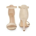 thumbnail image 4 of BLISSFUL STEP Women Ankle Strap Heel Stiletto High Heels Sandals Beige 10, 4 of 4