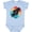AE-Light Blue, variant on Rocket Ship Retro Space Boys or Girls Baby Bodysuit