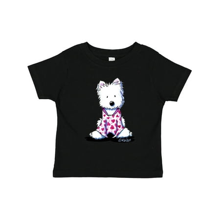 

Inktastic Valentine PJs Westie Gift Toddler Boy or Toddler Girl T-Shirt