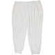 thumbnail image 1 of Alfani Womens Solid Casual Jogger Pants, white, 16, 1 of 2