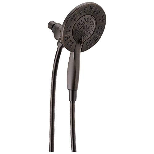 DELTA-FAUCET 58499-RB In2ition Pomme de Douche à Main 1,75 GPM Combo à 4 Réglages, Bronze Vénitien