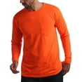 thumbnail image 5 of Bass Creek Outfitters Men's High Visibility Shirts - 4 Pack Heavy Duty Long Sleeve/Short Sleeve Workwear Tees (M-3XL), 5 of 7