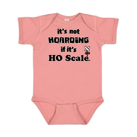 

Inktastic It s Not Hoarding if it s HO Scale Gift Baby Boy or Baby Girl Bodysuit