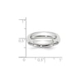 thumbnail image 2 of Gem & Harmony Ladies 10K White Gold 5mm Polished Wedding Band Ring for Women, 2 of 6