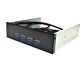 thumbnail image 2 of Panel frontal USB,Tarjeta de expansión de computadora del panel frontal USB,Unidad Óptica Panel Frontal 4 Puertos USB 3.0,PC de escritorio con concentrador USB en el panel frontal de 5,25 CUTICAT Panel frontal USB, 2 of 7