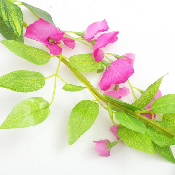 WASHWEPE Flores Artificiales De Glicina Para Colgar En Y Puertas Color Púrpura