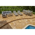 thumbnail image 4 of Belvedere Combination Furniture for Outdoor – Patio Furniture Set with Sectional Set, Eight-seat Dining Set, and Chaise Lounge Set (16-Piece), 4 of 11