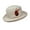 Ivory, variant on Different Touch Men's 100% Wool Felt Homburg Style Godfather Hats