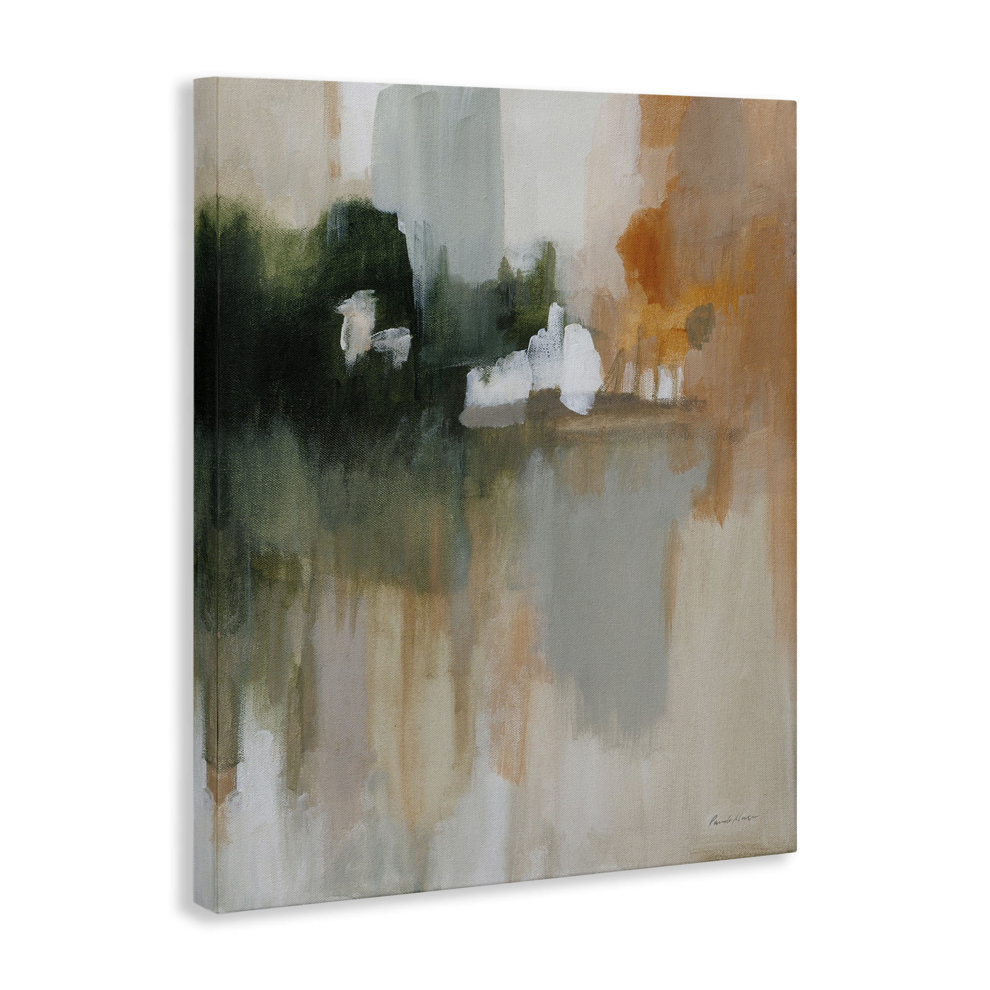 Stupell Industries Forest Secrets Abstraction Abstract Painting Gallery Wrapped Canvas Art Print Wall Art, 30 x 40